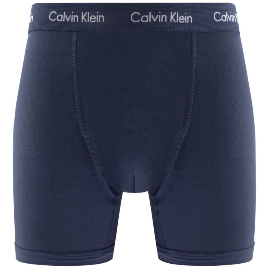 Alternative Image for ProductCalvin Klein Underwear 3 Pack Boxer Shorts Blue2